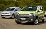 VW Gol e Fiat Uno