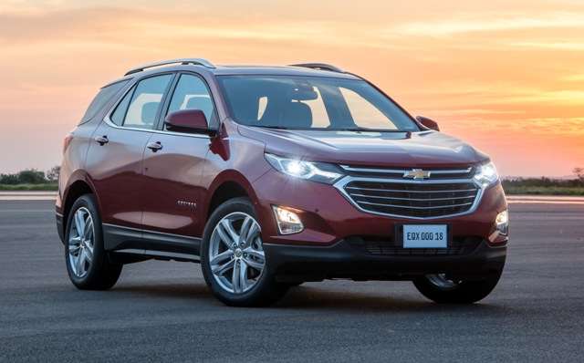 Chevrolet Equinox 2018: Simulação de financiamento